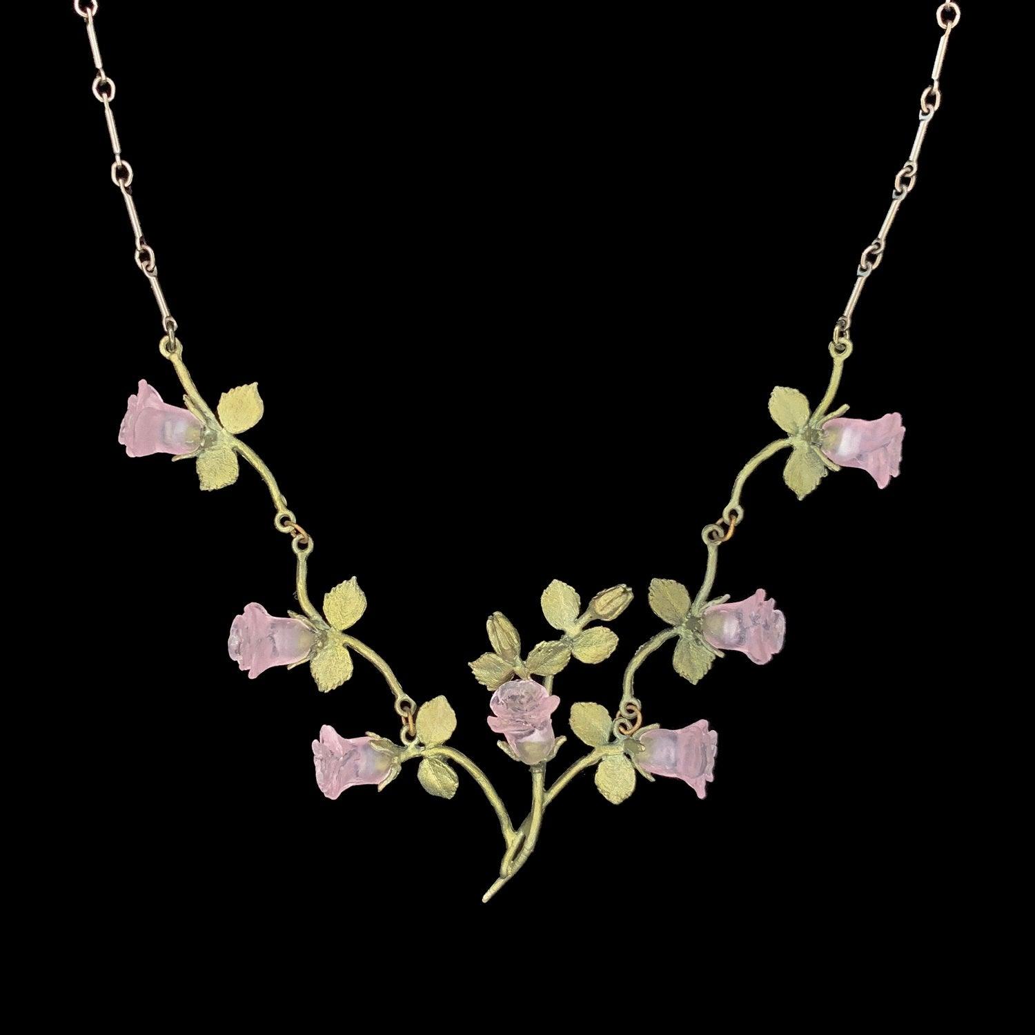 Blushing Rose Necklace - Vines - Michael Michaud Jewellery