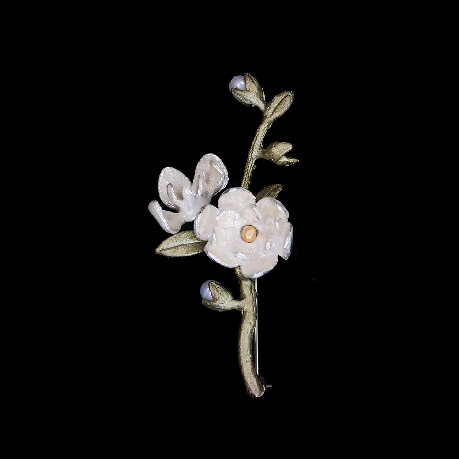 Magnolia Brooch - Flower Statement - Michael Michaud Jewellery