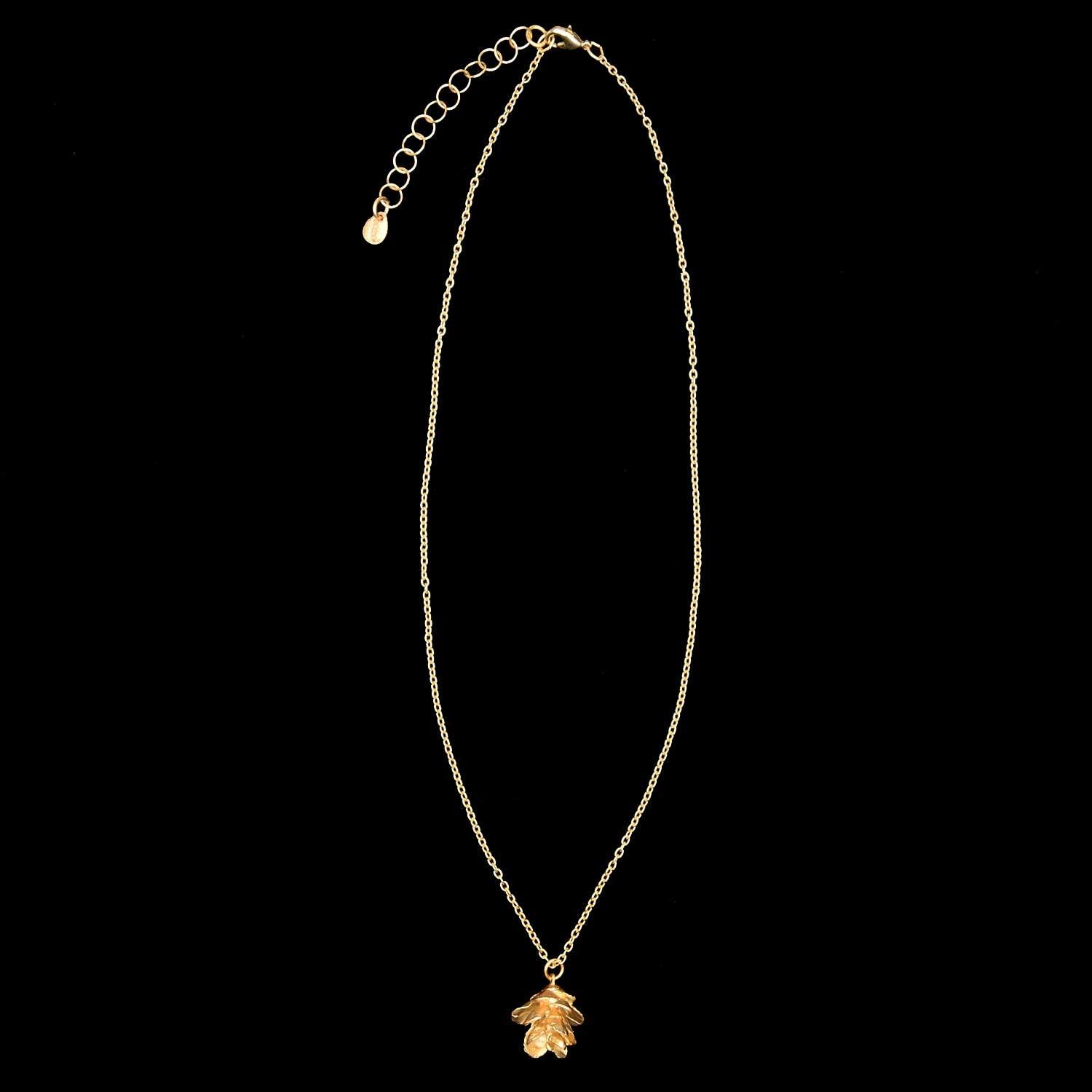 Pine Needle Pendant - Single Cone - Michael Michaud Jewellery