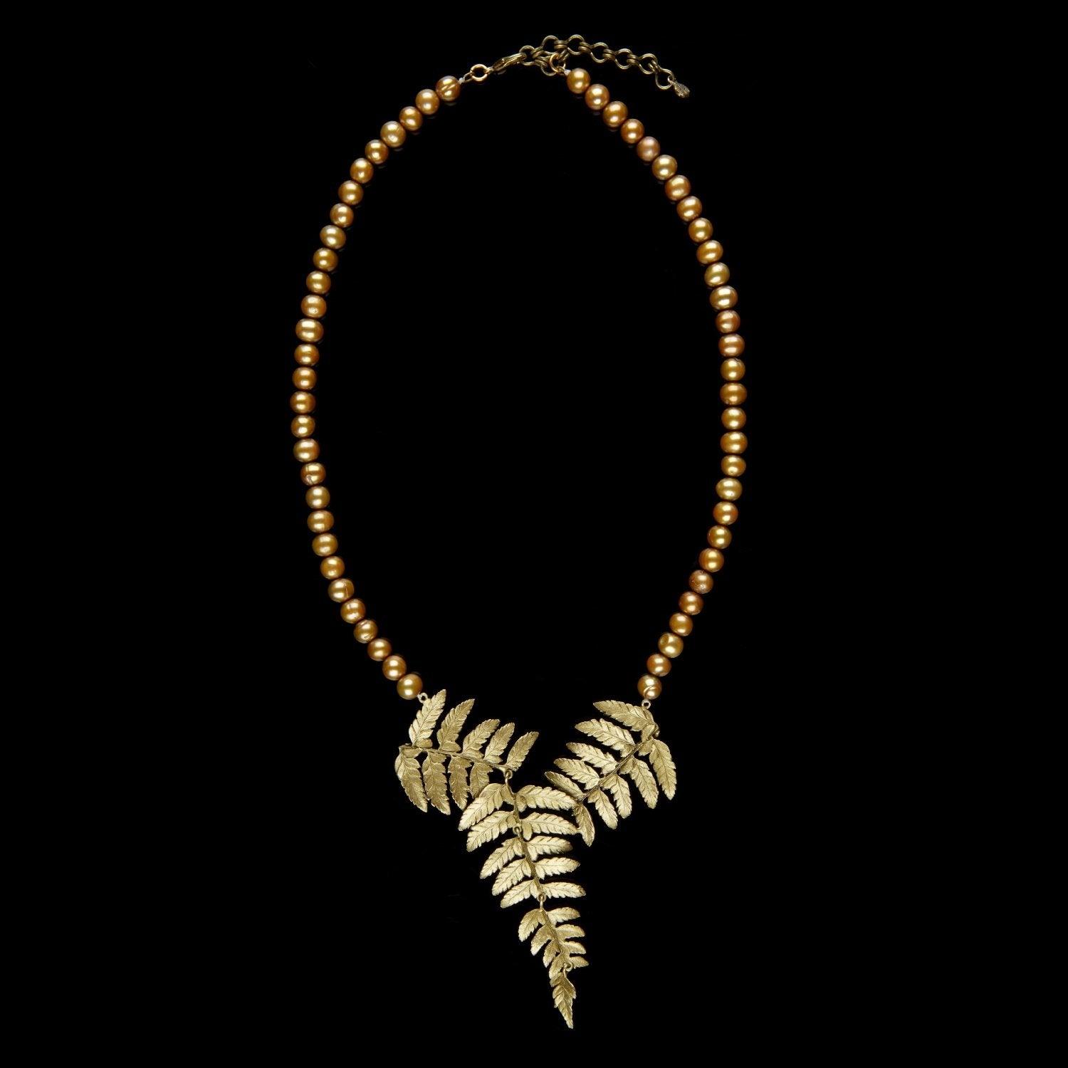 Fern Necklace - Pearl - Michael Michaud Jewellery