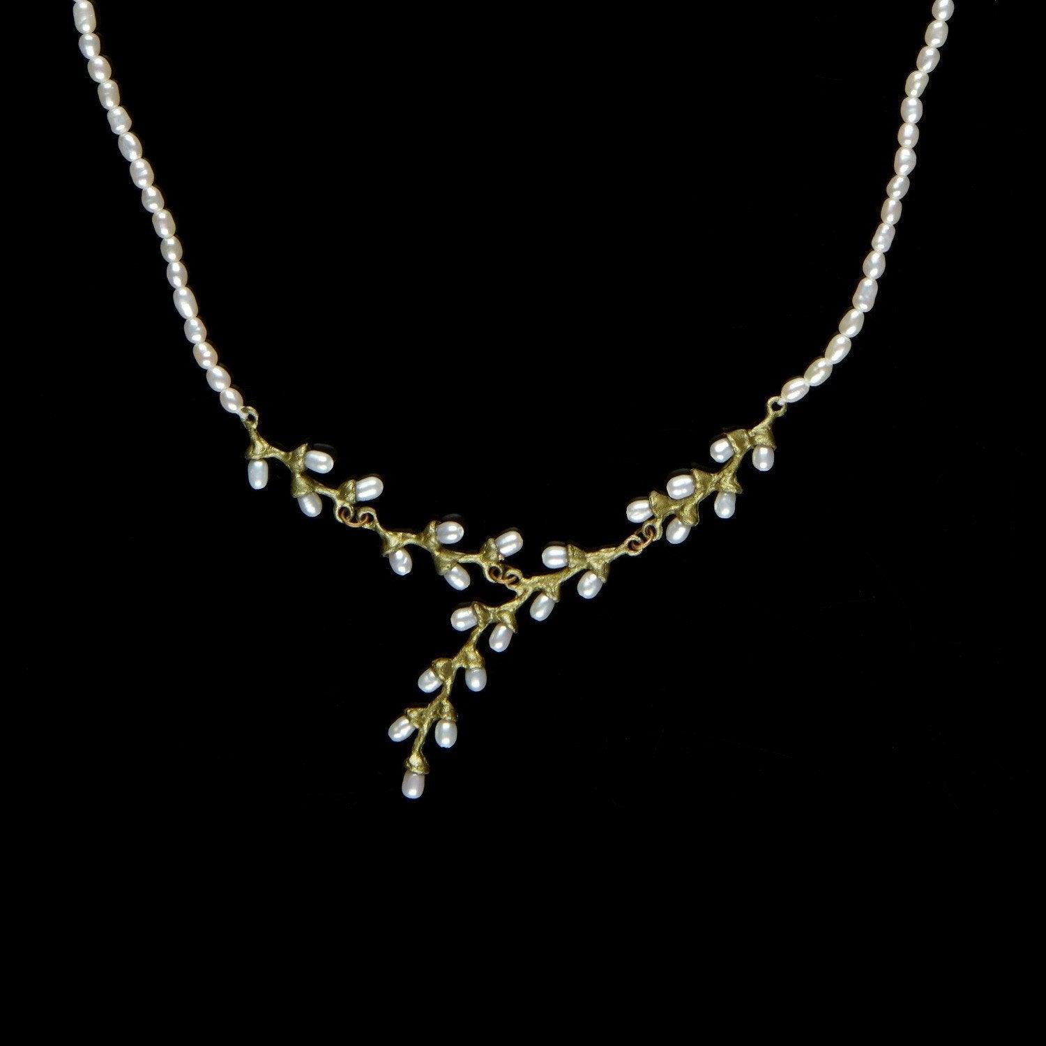 Rice Necklace - "Y" Pearl - Michael Michaud Jewellery
