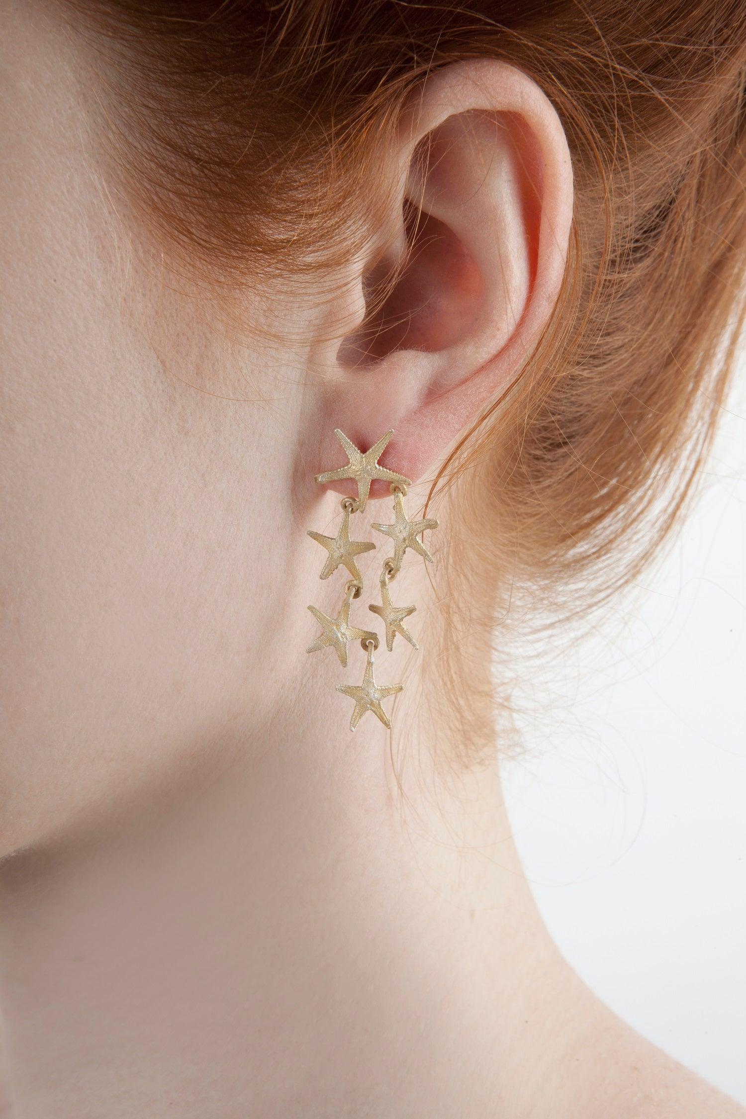 Petite Starfish - Shower Earring - Michael Michaud Jewellery