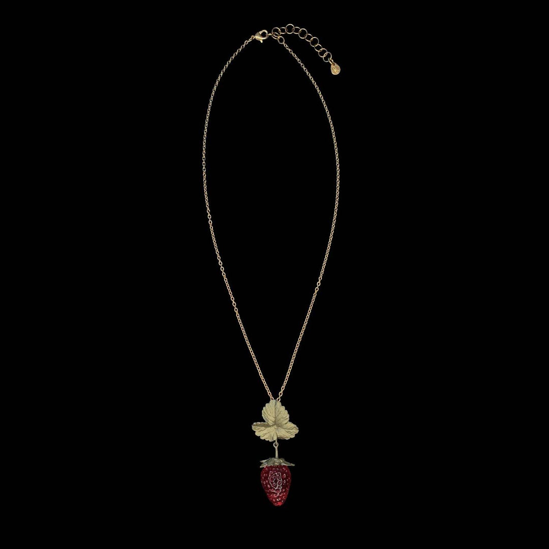 Strawberry Pendant - Large Berry - Michael Michaud Jewellery