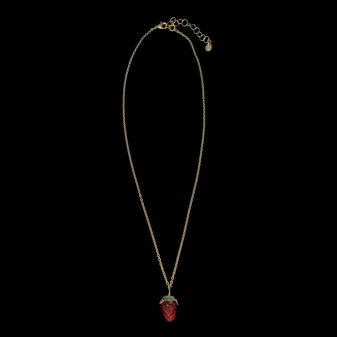Strawberry Pendant - Dainty Berry - Michael Michaud Jewellery