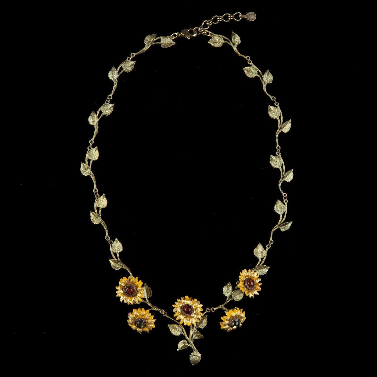 Van Gogh Sunflower Necklace - Michael Michaud Jewellery