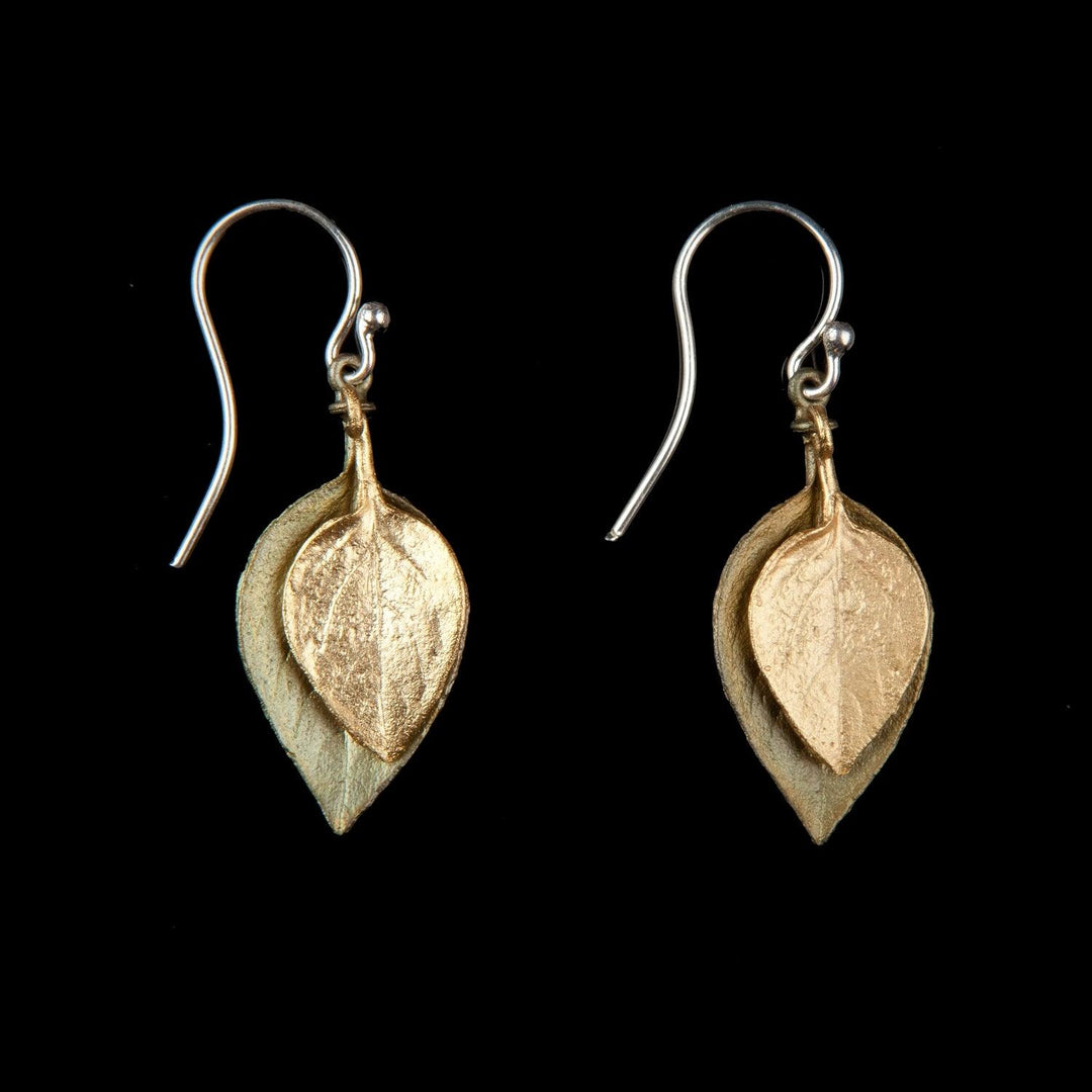 Sweet Basil Earrings - Two Tone Wire - Michael Michaud Jewellery