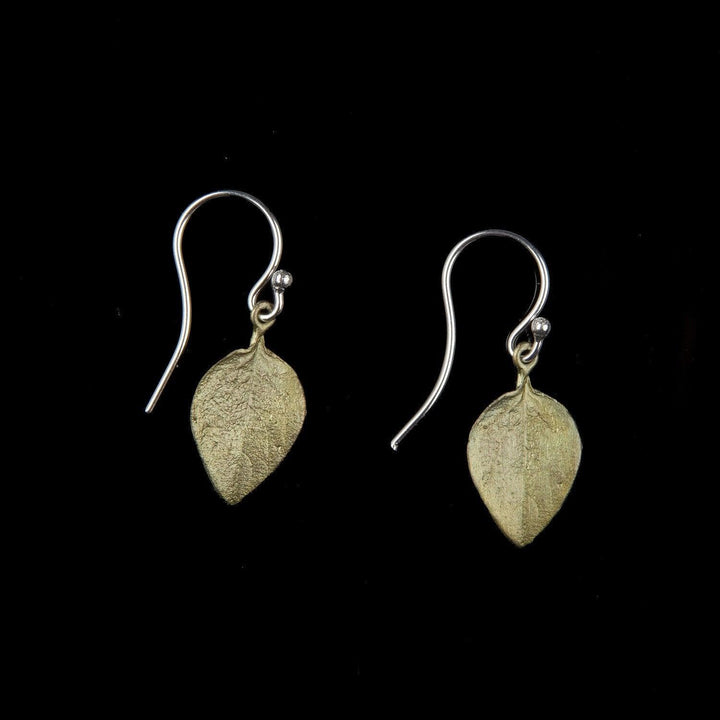 Sweet Basil Earrings - Small Leaf - Michael Michaud Jewellery