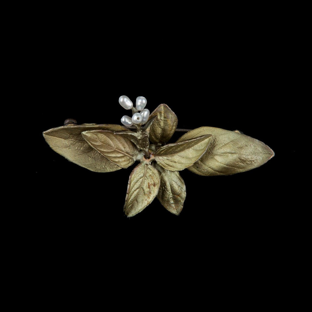 Sweet Basil Brooch - Michael Michaud Jewellery