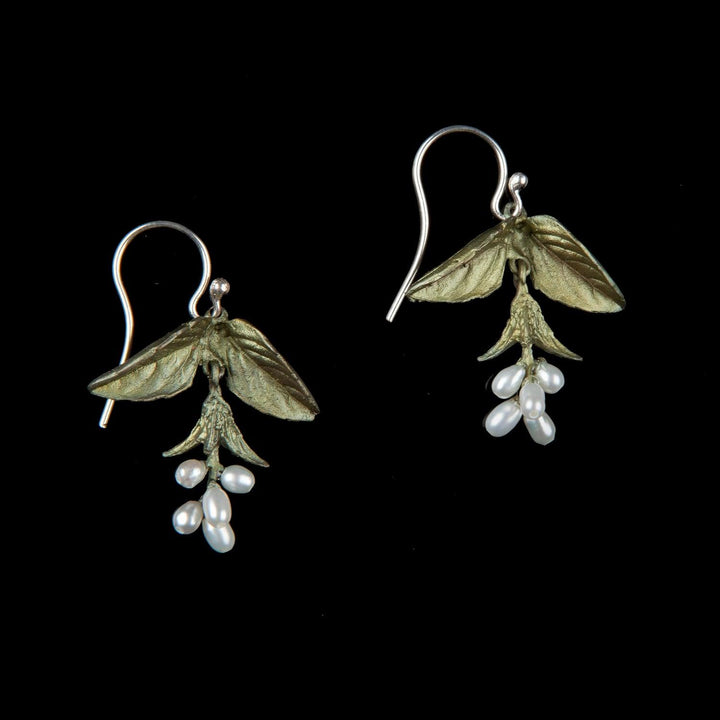Sweet Basil Earrings - Wire Drop - Michael Michaud Jewellery