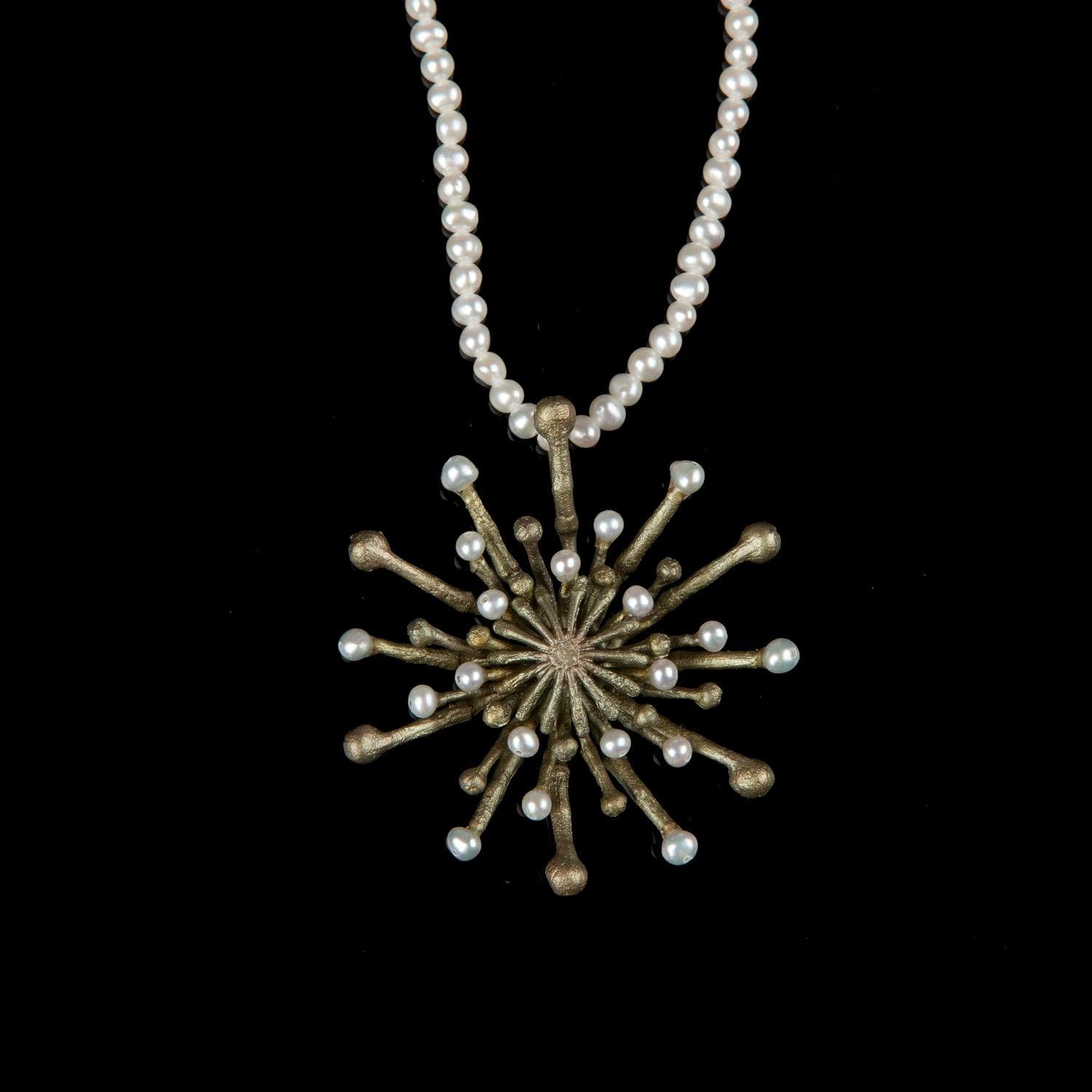 Firewheel Pendant - Pearls - Michael Michaud Jewellery