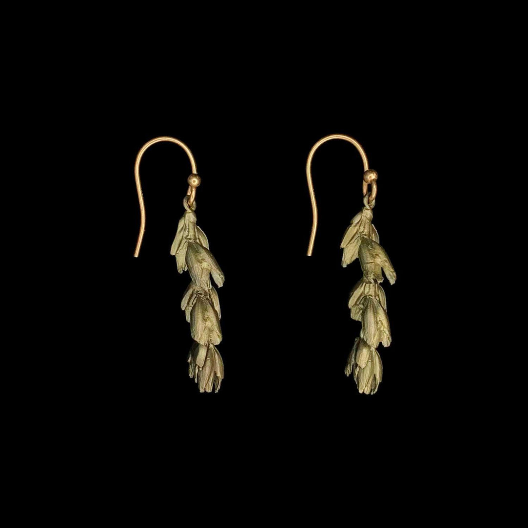 Wheat Earrings - Wire - Michael Michaud Jewellery