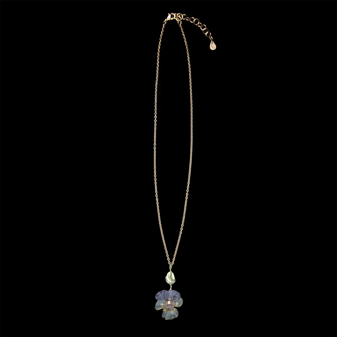 Pansies Pendant - Dainty - Michael Michaud Jewellery