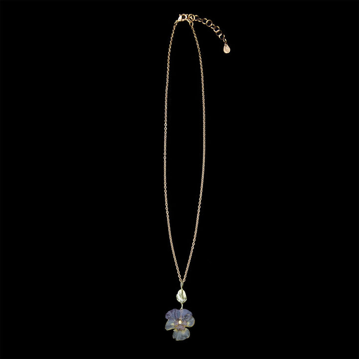 Pansies Pendant - Dainty - Michael Michaud Jewellery