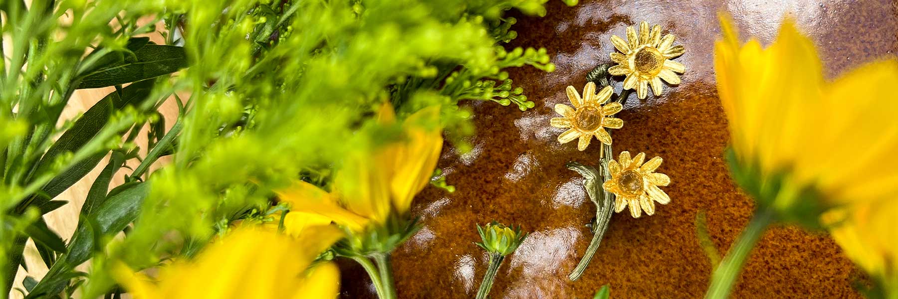 Yellow Butter Daisy Jewellery