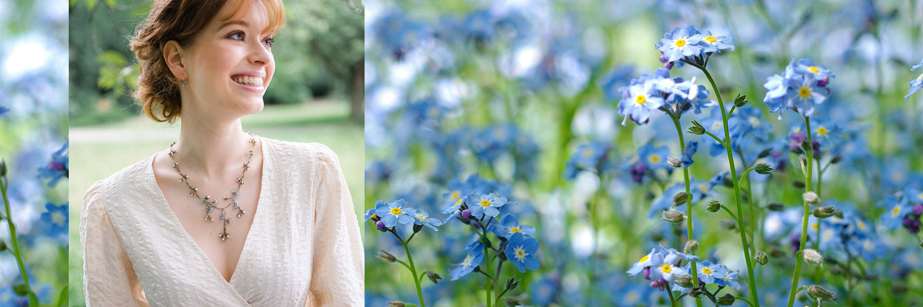 Forget Me Not Necklaces