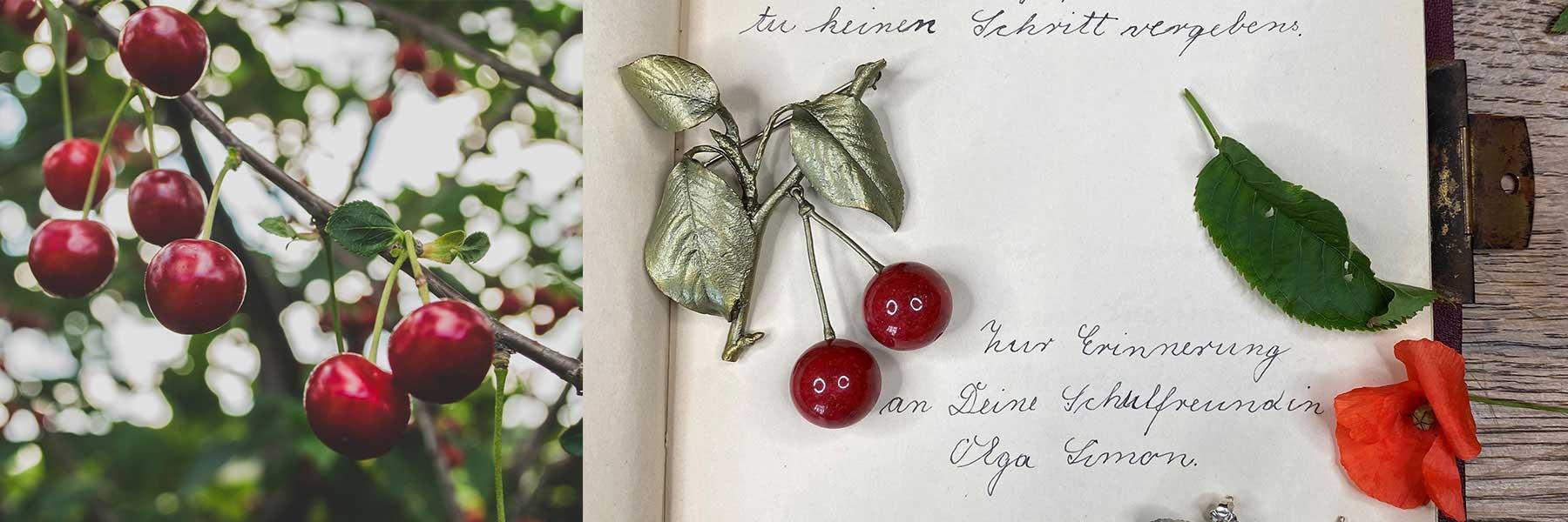 Cherry and Fruit Charm Jewellery - Michael Michaud Jewellery