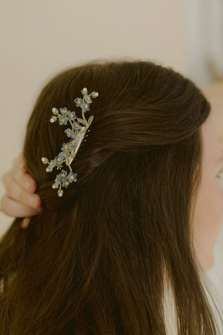 Forget Me Not Hair Comb