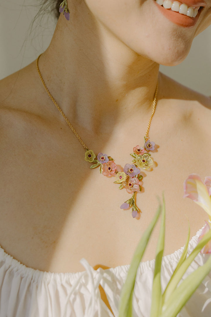 French Bouquet Necklace - Statement