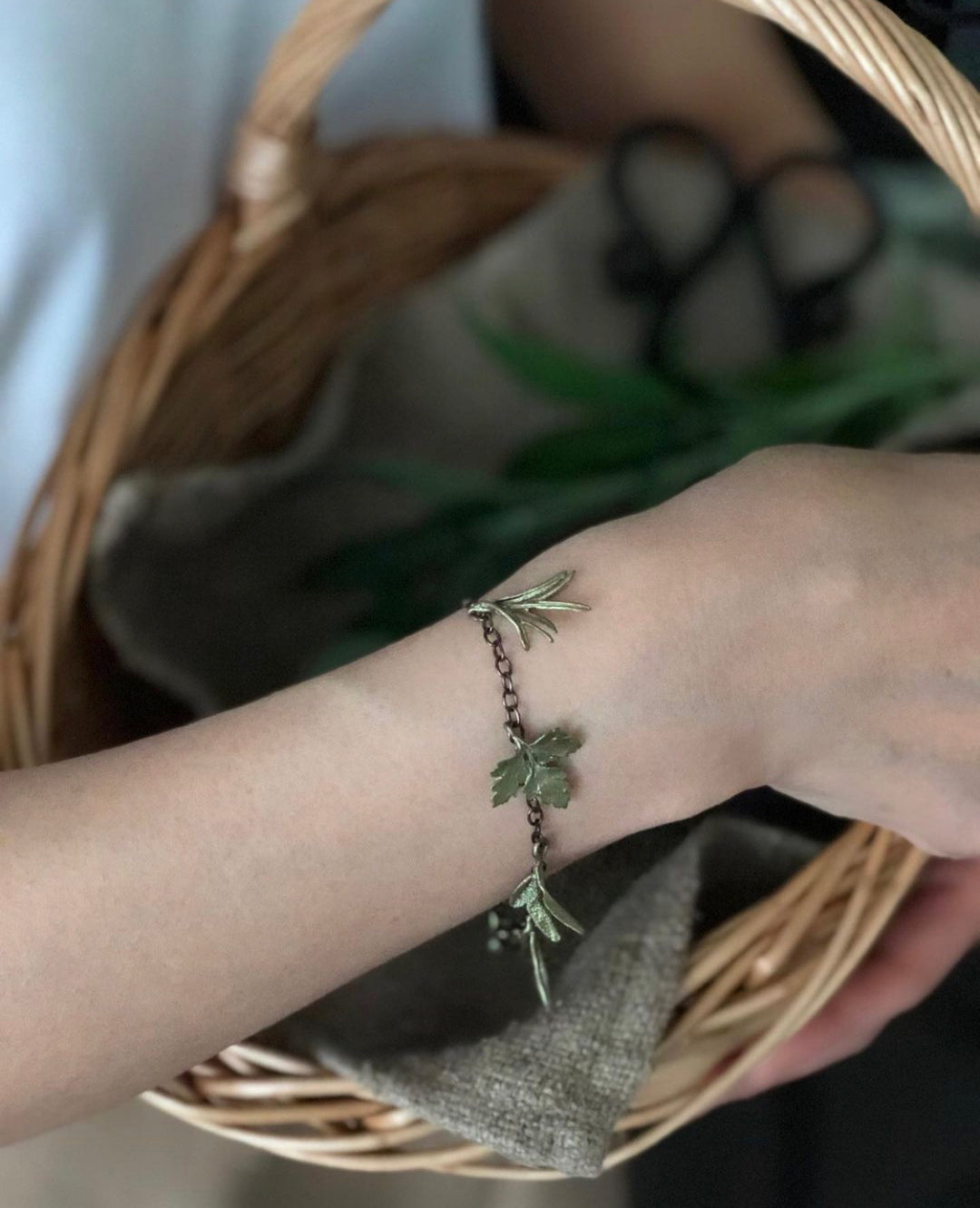 Petite Herb Charm Bracelet