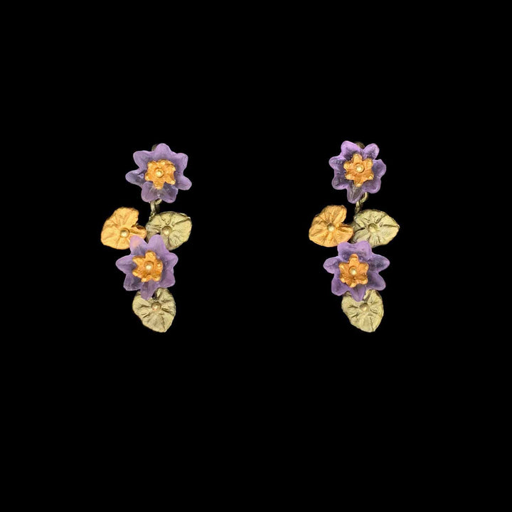 Giverny Water Lilies Earrings - Dangle Post