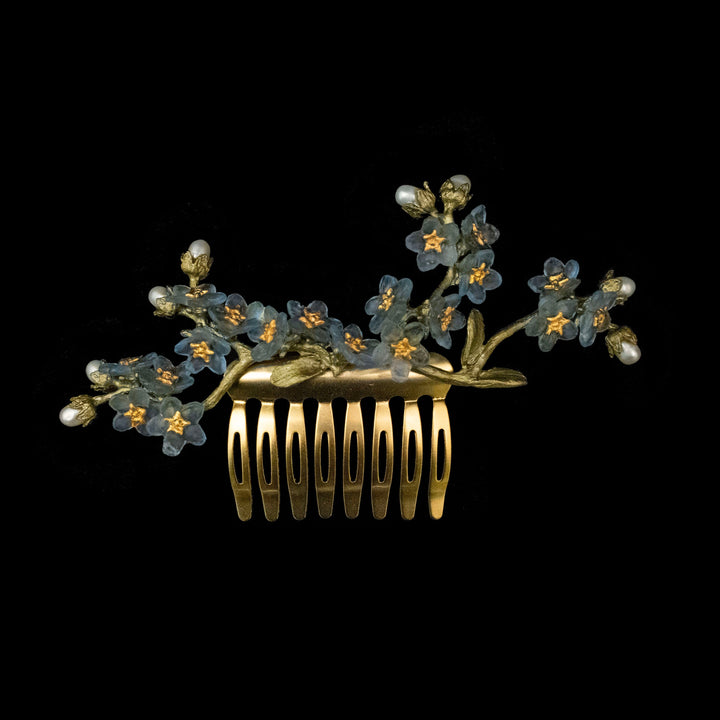 Forget Me Not Hair Comb