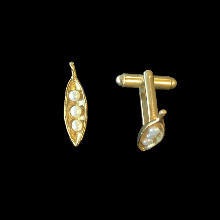 Pea Pod Cufflinks