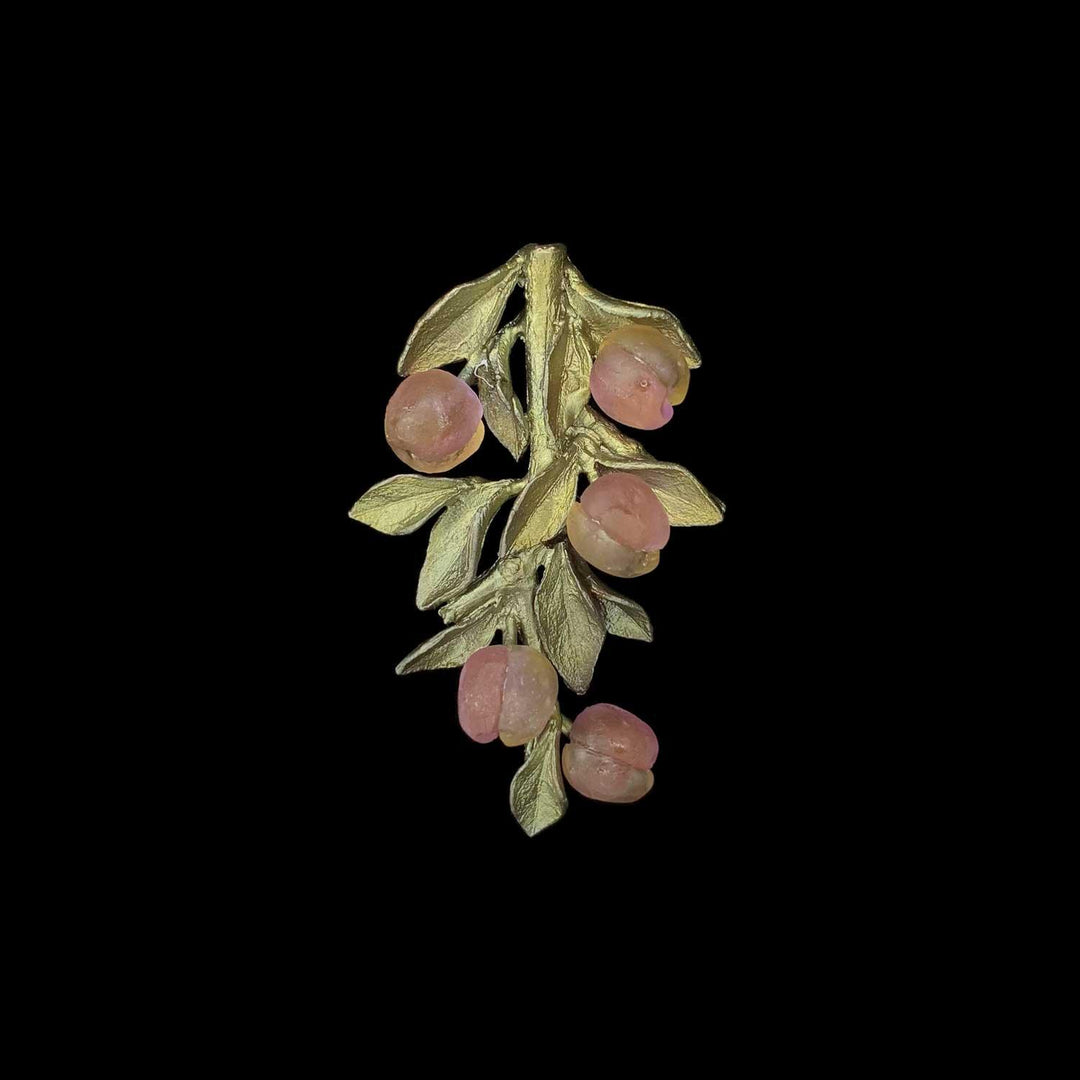 Peach Tree Brooch - Michael Michaud Jewellery