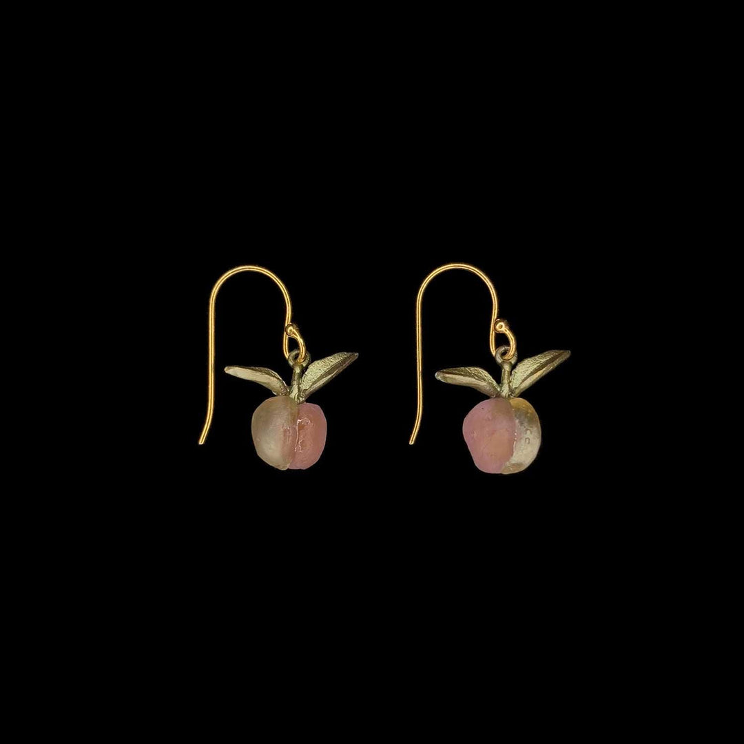 Peach Tree Earrings - Dainty Wire - Michael Michaud Jewellery