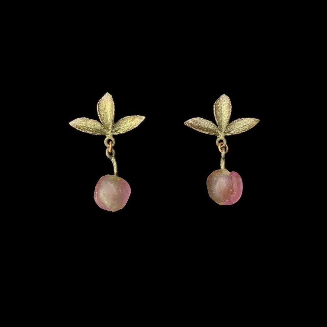 Peach Tree Earrings - Post - Michael Michaud Jewellery