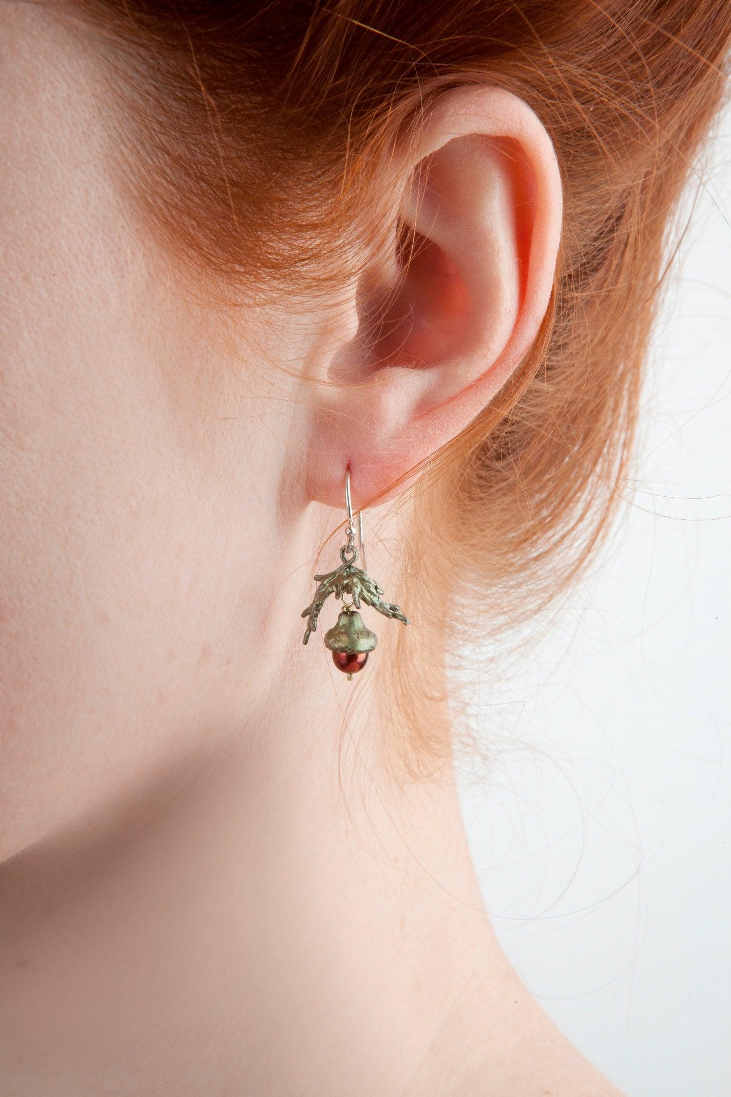 Acorn Earrings - Michael Michaud Jewellery