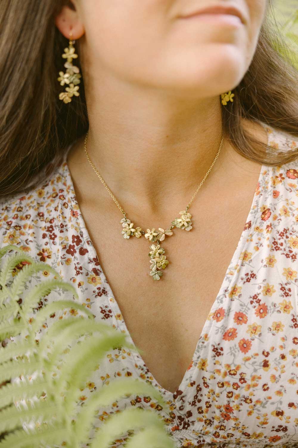 Wood Sorrel Necklace - Dangle