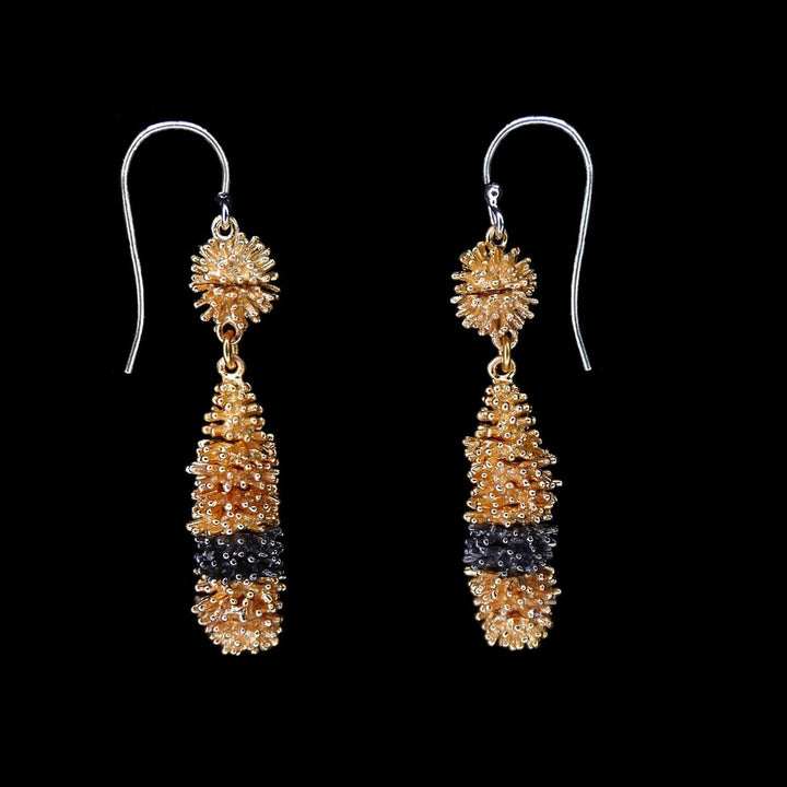 Gone To Seed Earrings - Teardrop Wire - Michael Michaud Jewellery