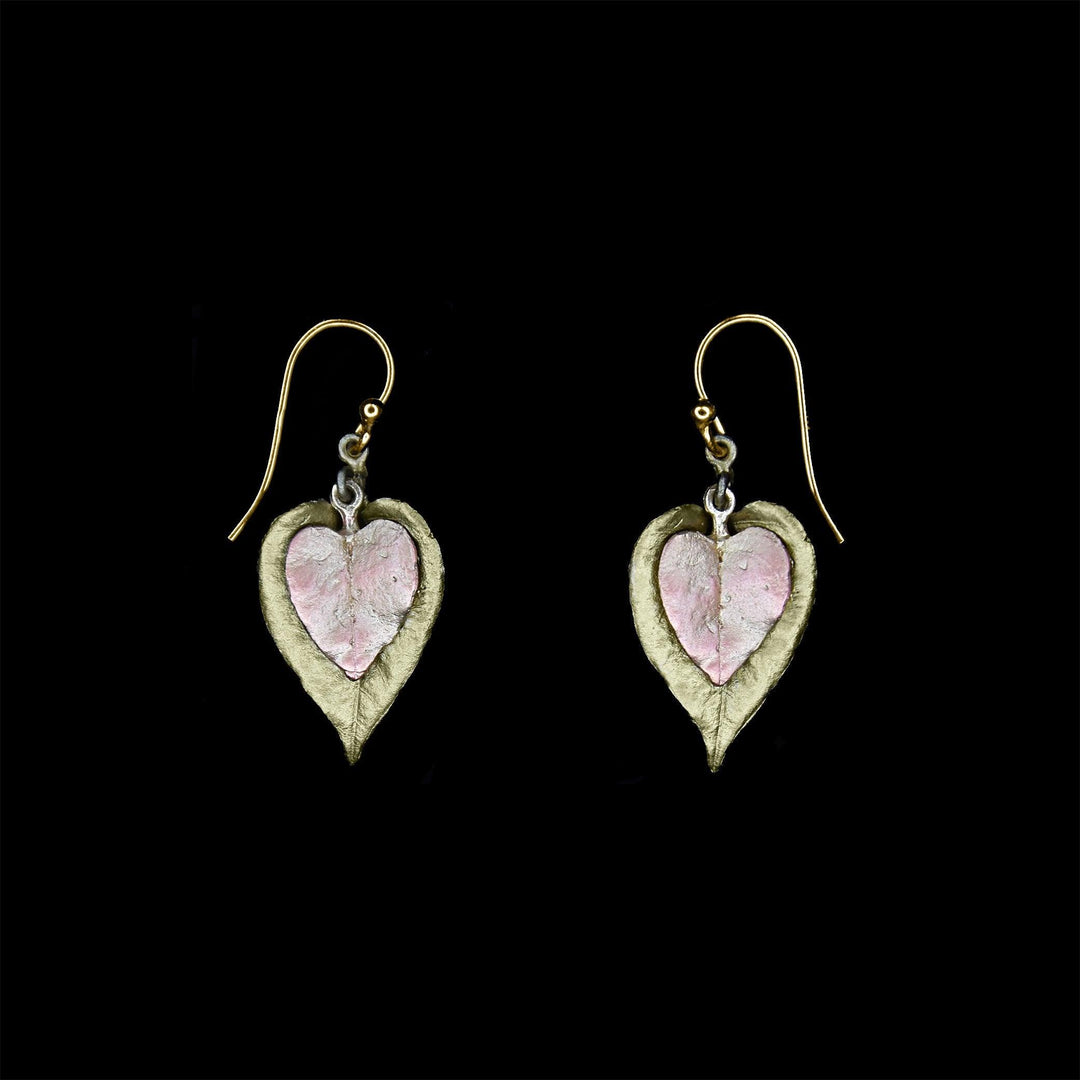 Sweet Potato Vine Earrings - Wire - Michael Michaud Jewellery