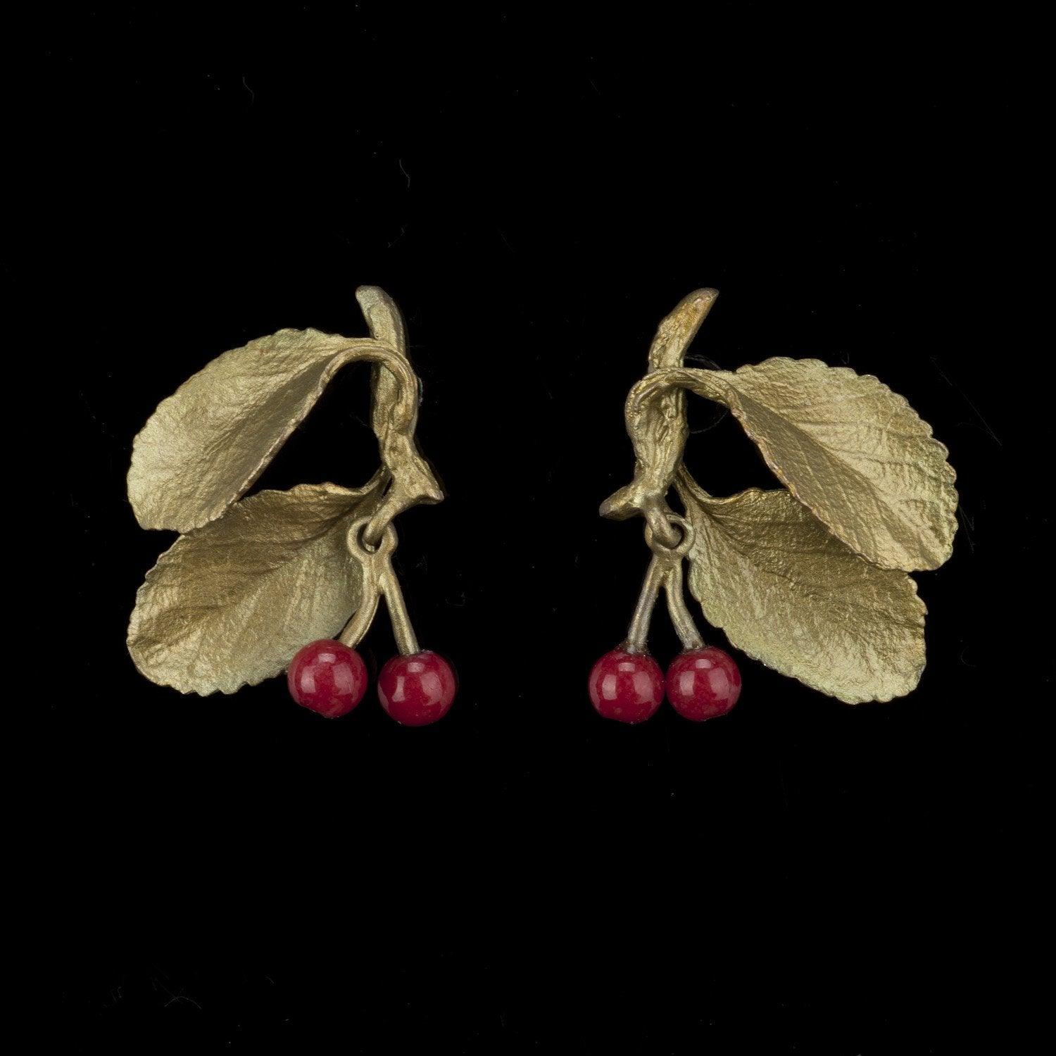 Cherry Post Earrings - Michael Michaud Jewellery