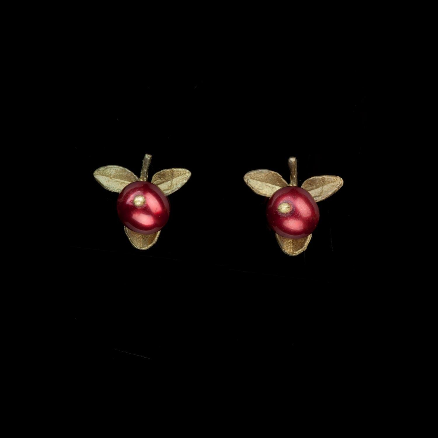 Cranberry Earrings - Post - Michael Michaud Jewellery