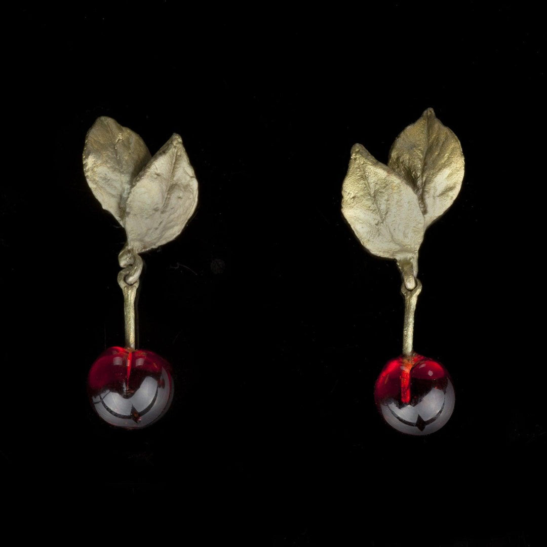 Morello Cherry Earrings - Michael Michaud Jewellery