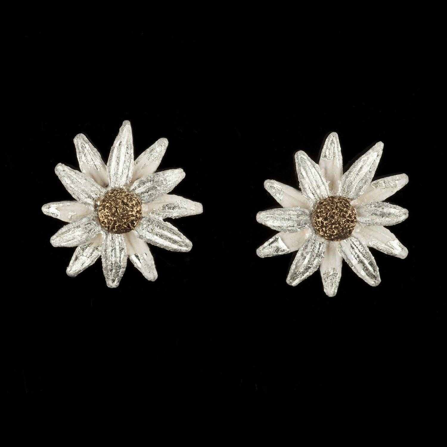 Daisy Earrings - Clip - Michael Michaud Jewellery
