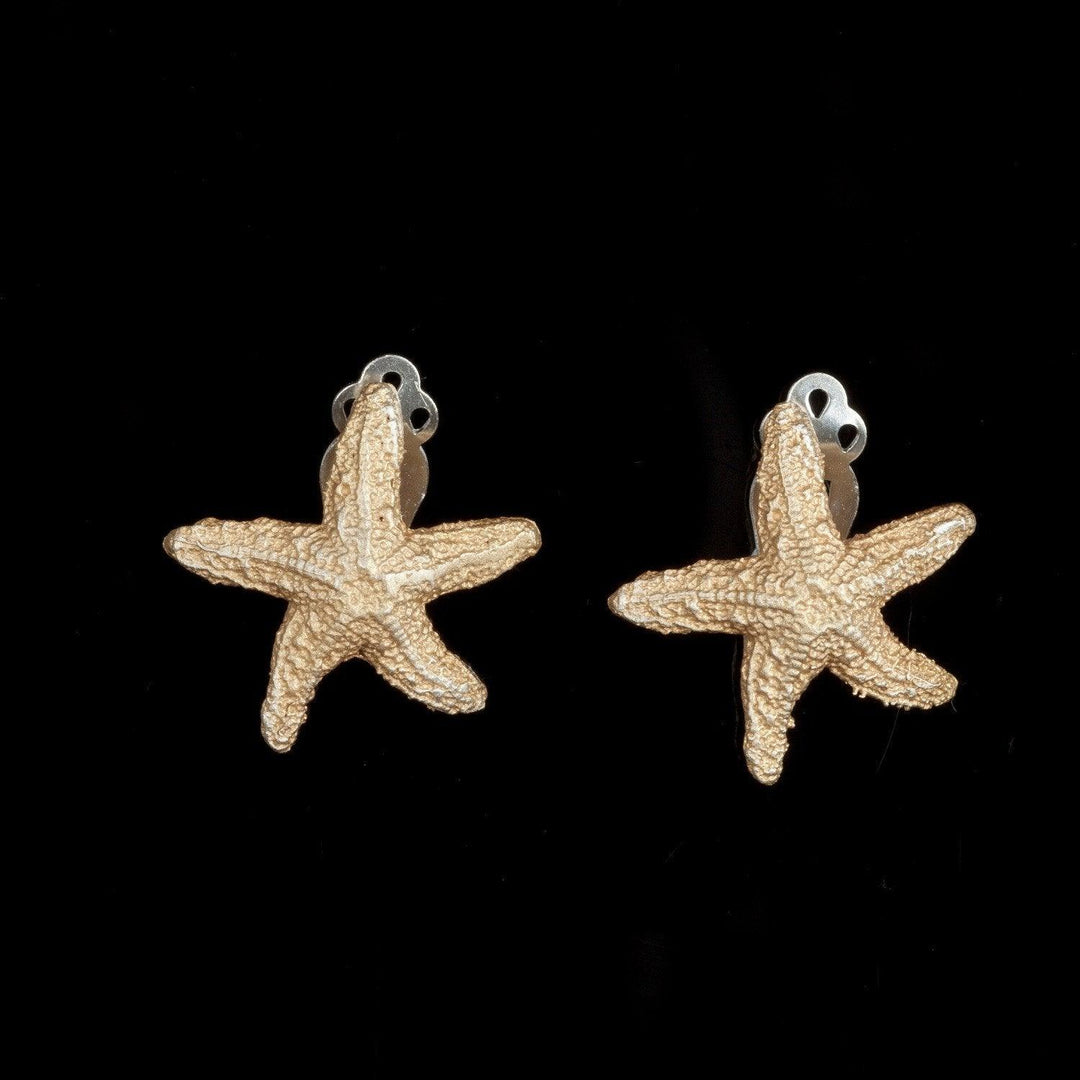 Starfish Earrings - Clip - Michael Michaud Jewellery