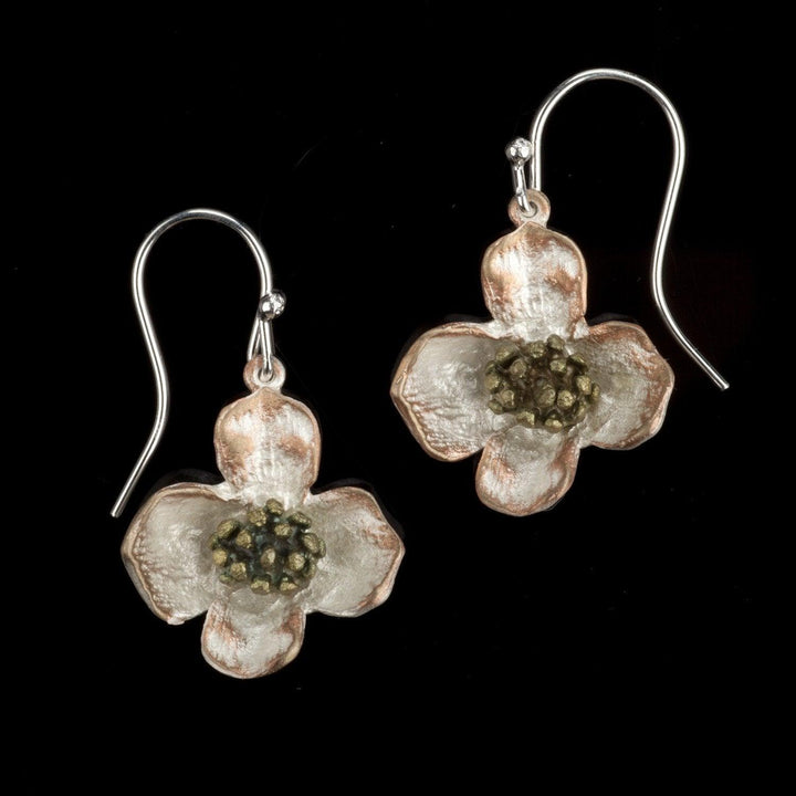 Dogwood Earrings - Wire Drop - Michael Michaud Jewellery