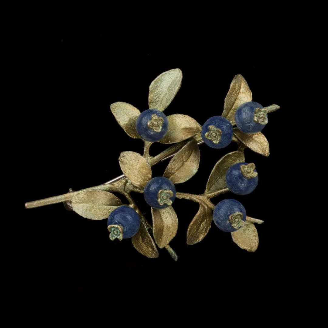 Blueberry Brooch - Michael Michaud Jewellery
