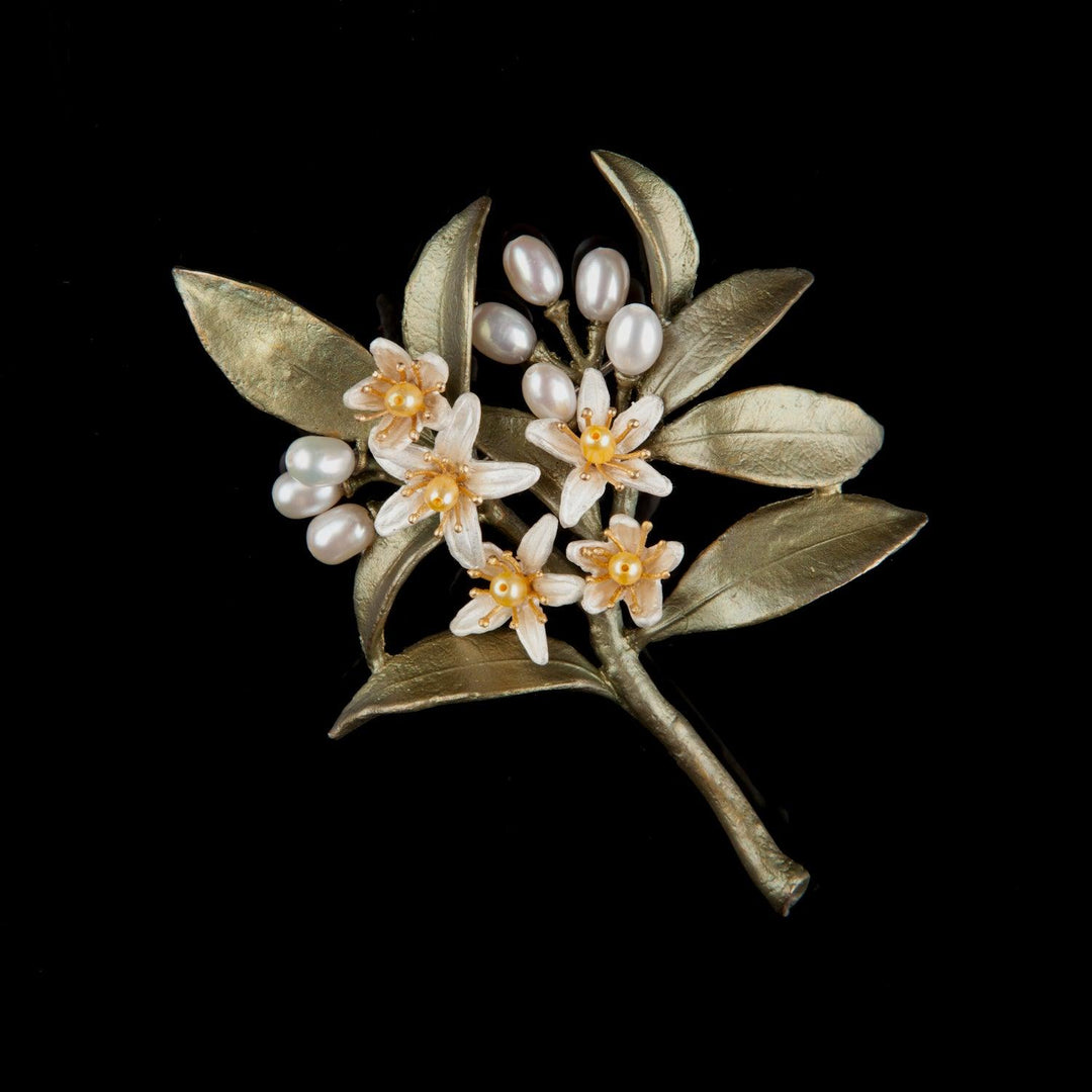 Orange Blossom Brooch - Michael Michaud Jewellery