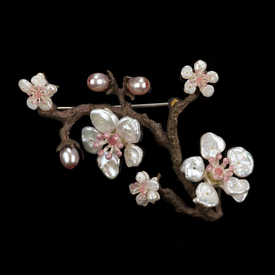 Cherry Blossom Brooch - Michael Michaud Jewellery