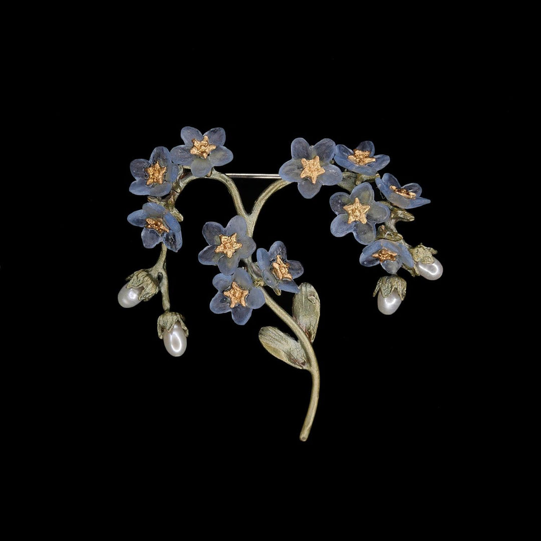 Forget Me Not Brooch - Michael Michaud Jewellery