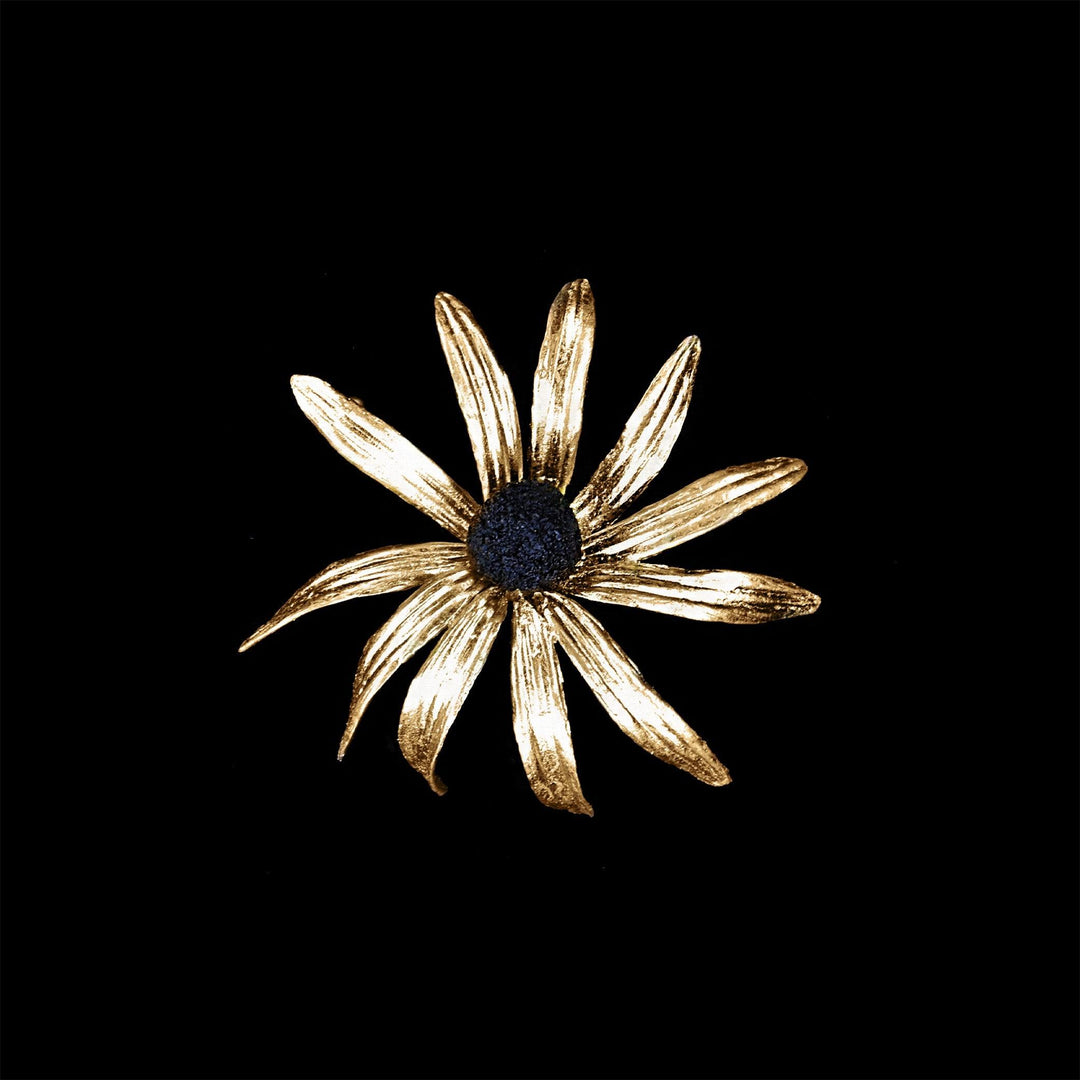 Black-Eyed Susan Brooch - Statement - Michael Michaud Jewellery
