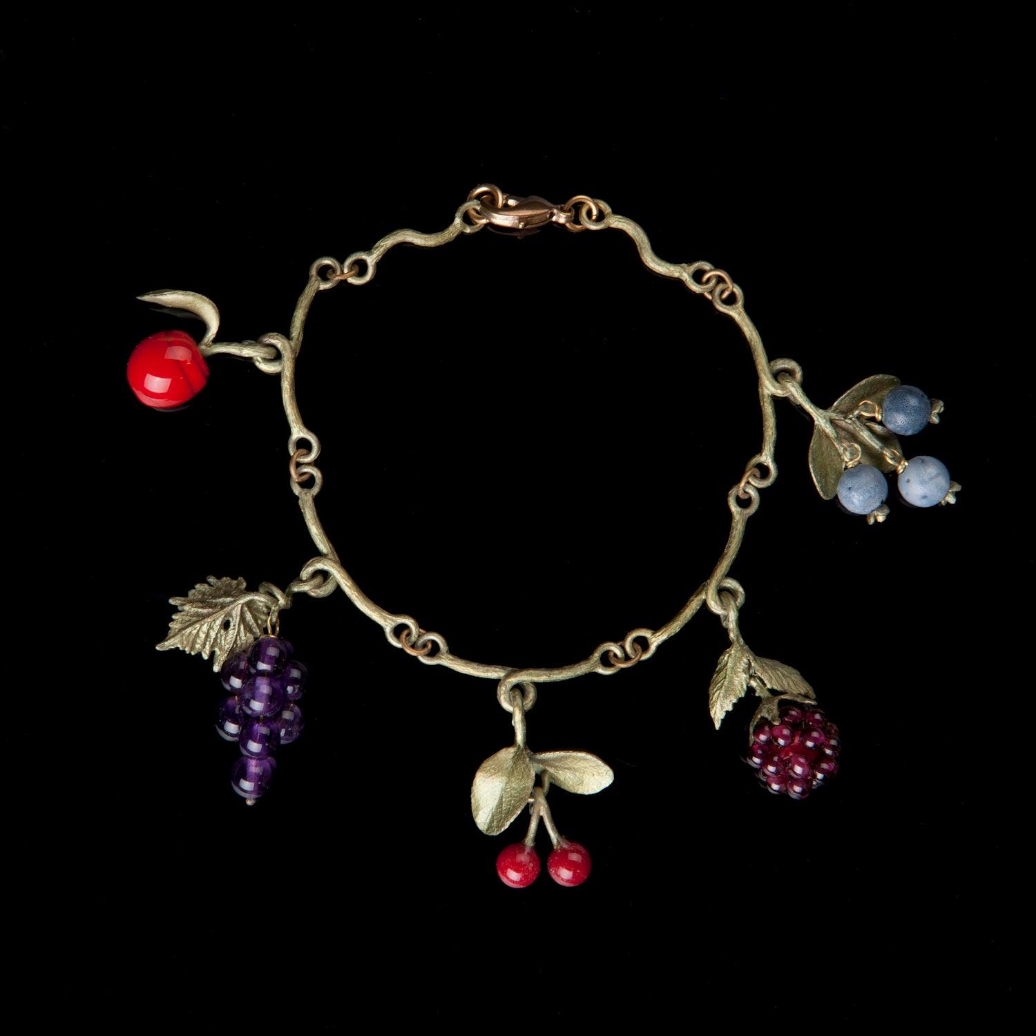 Fruit Charm Bracelet - Michael Michaud Jewellery