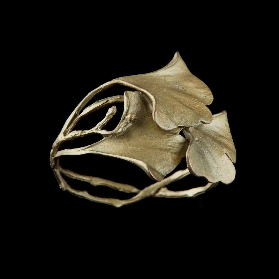 Ginkgo Cuff Bracelet - Michael Michaud Jewellery