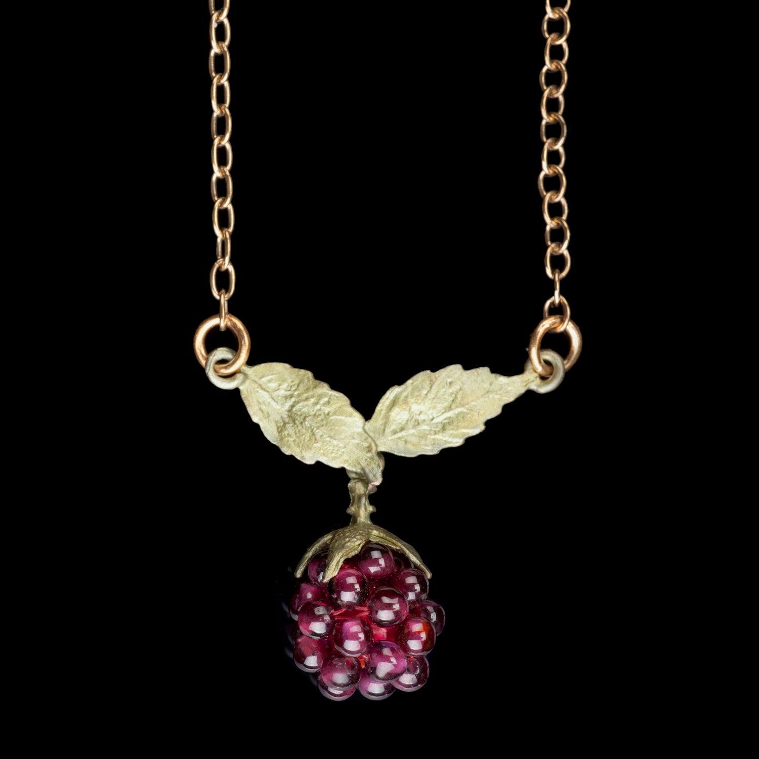 Raspberry Pendant - Chain - Michael Michaud Jewellery