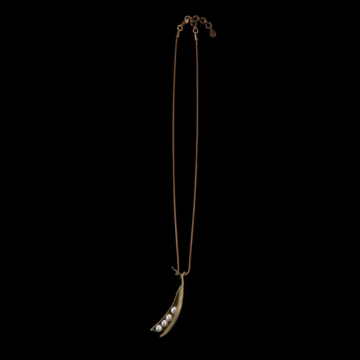 Pea Pod Pendant - 4 Pearls - Michael Michaud Jewellery