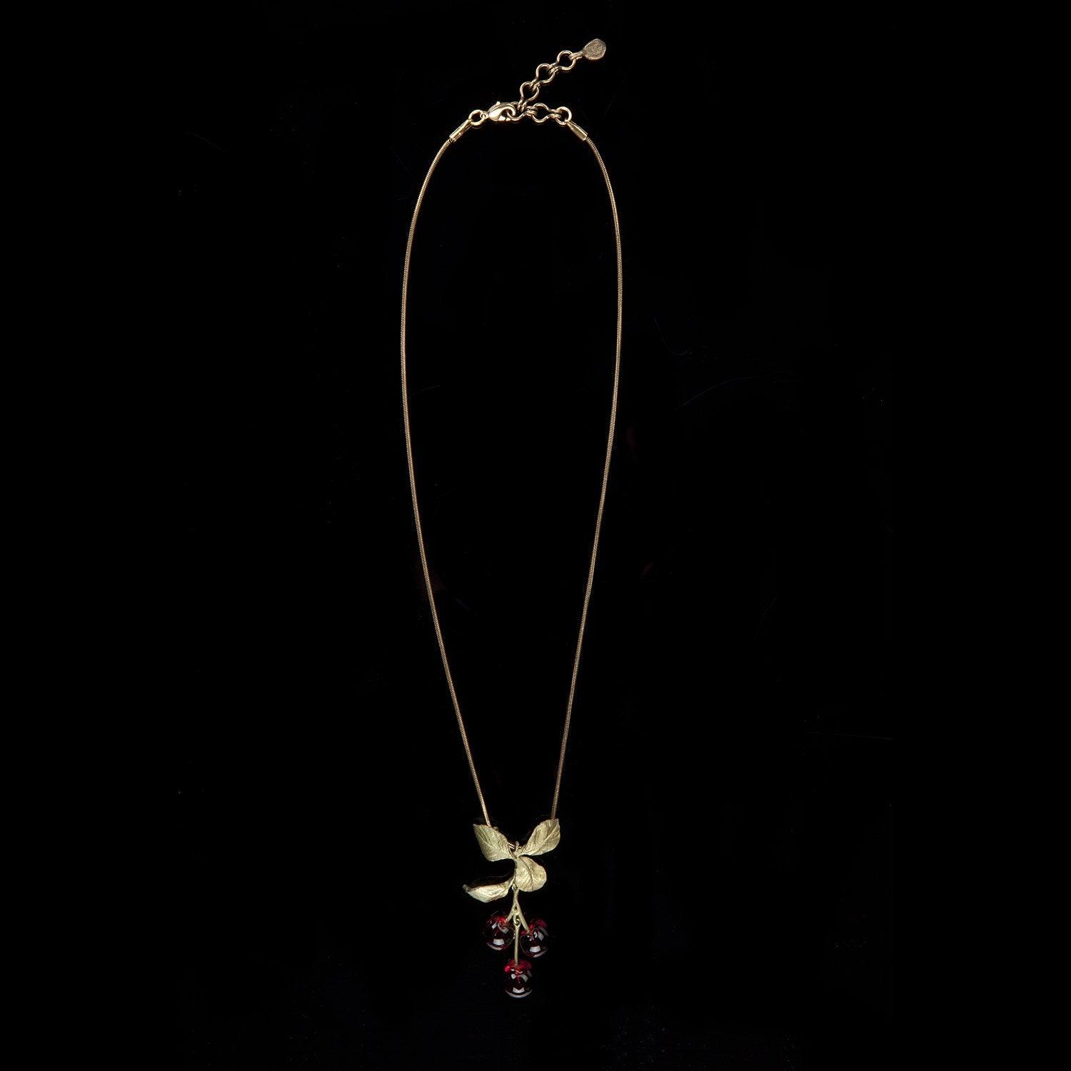 Morello Cherry Pendant - Michael Michaud Jewellery
