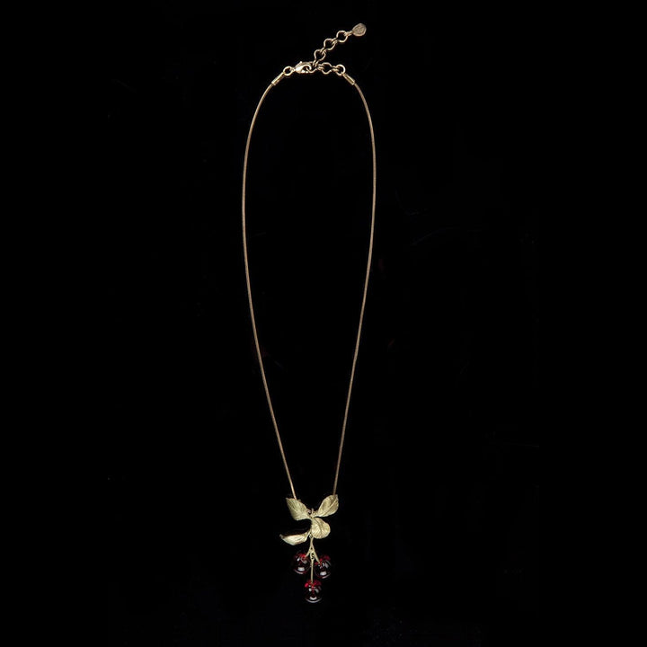 Morello Cherry Pendant - Michael Michaud Jewellery